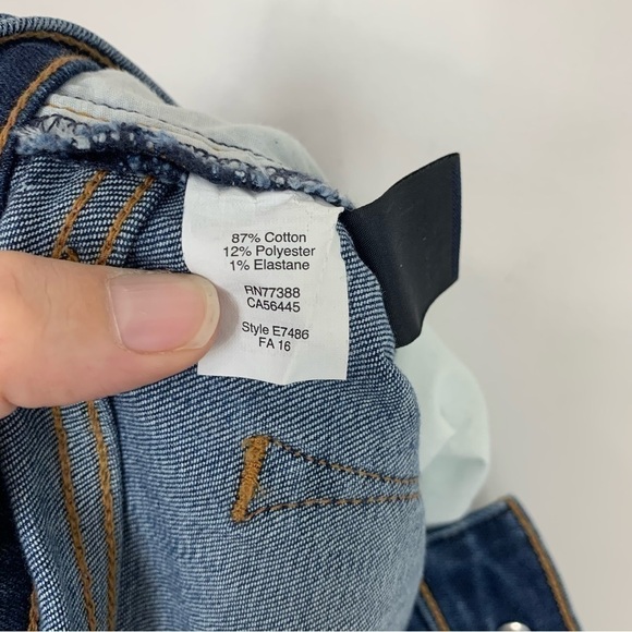 J. Crew Stretch Low Rise Distressed Skinny Jeans Size 25 - Picture 8 of 10